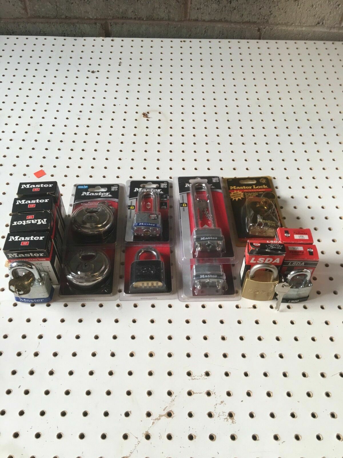 Lof of 14 Master Padlocks