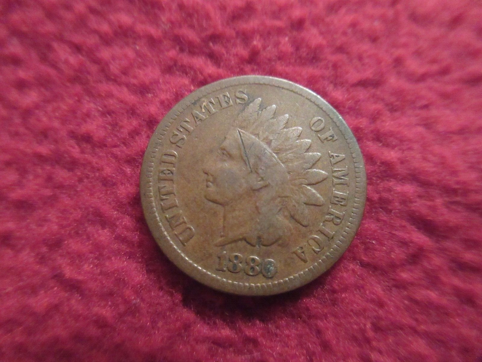 1880  DATED  INDIAN CENT  ORIGINAL