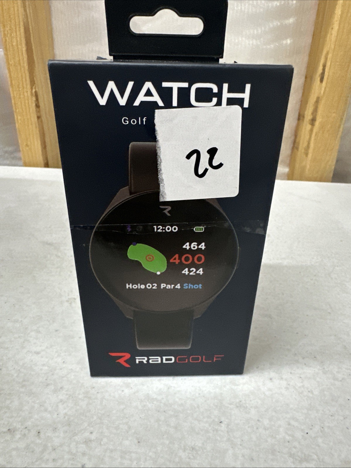 Rad Watch Golf GPS Watch Touchscreen, 42,000+ Courses, Pin Positioning, FCB