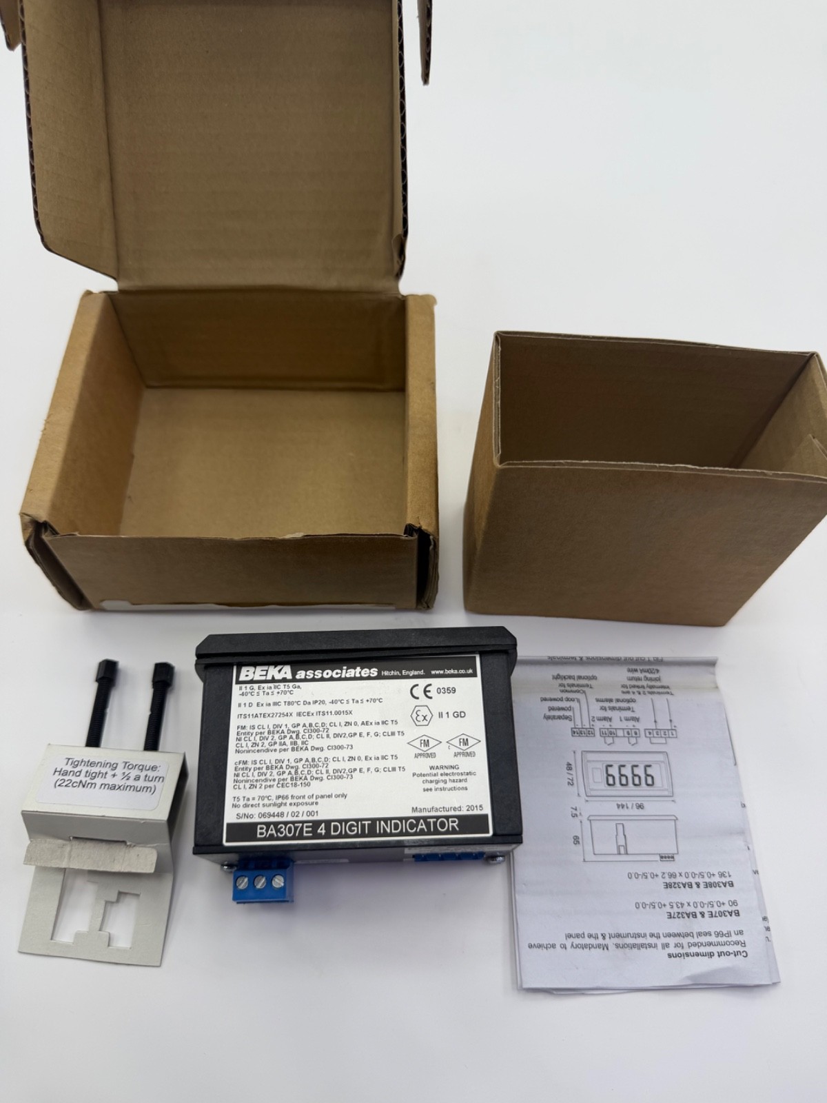 BEKA BA307E 4 DIGIT INDICATOR LOOP POWERED INDICATOR