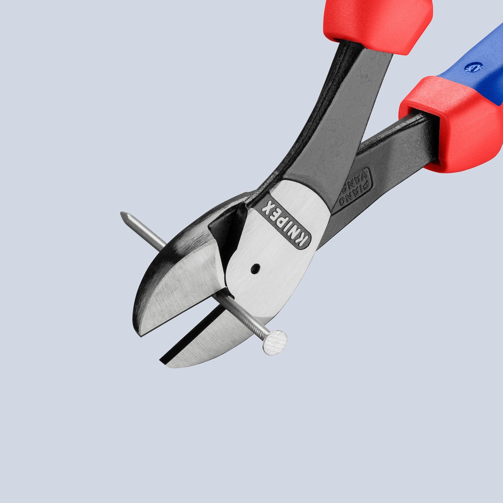 KNIPEX 74 22 250 SBA 10" High Leverage 12° Angled Diagonal Cutters
