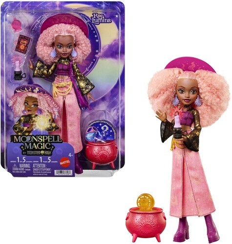 Monster High Moonspell Magic Rae Lumina Doll [Used Very Good Toy] Paper Doll,