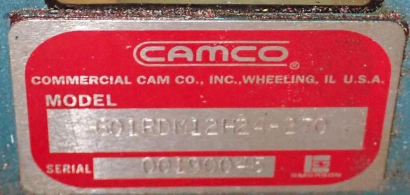 CAMCO 601RD 12H24-270 Rotary Driver Table Indexer 286