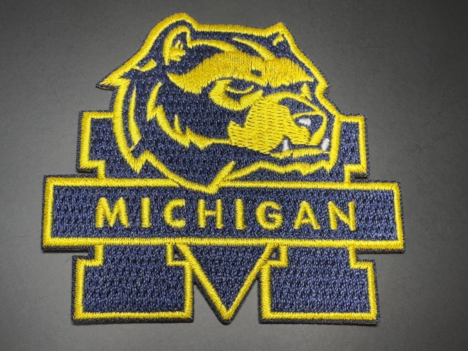 University Of Michigan Wolverines Embroidered Iron On Patch