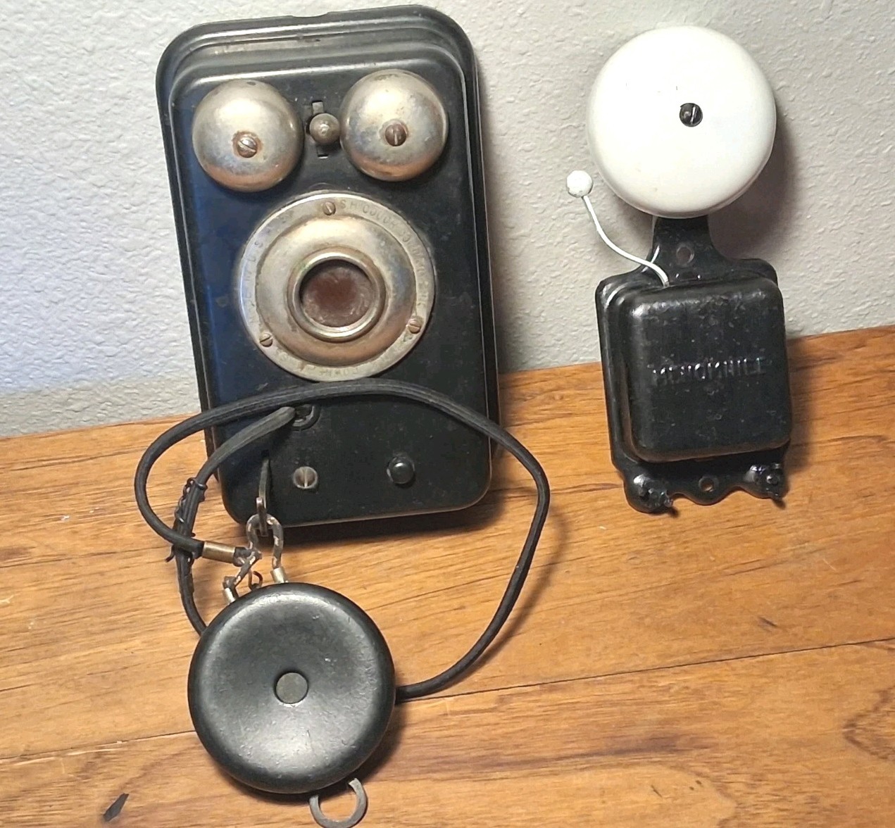 Antique Menominee Electric Doorbell Ringer Alarm-S.H.Couch  *Untested*