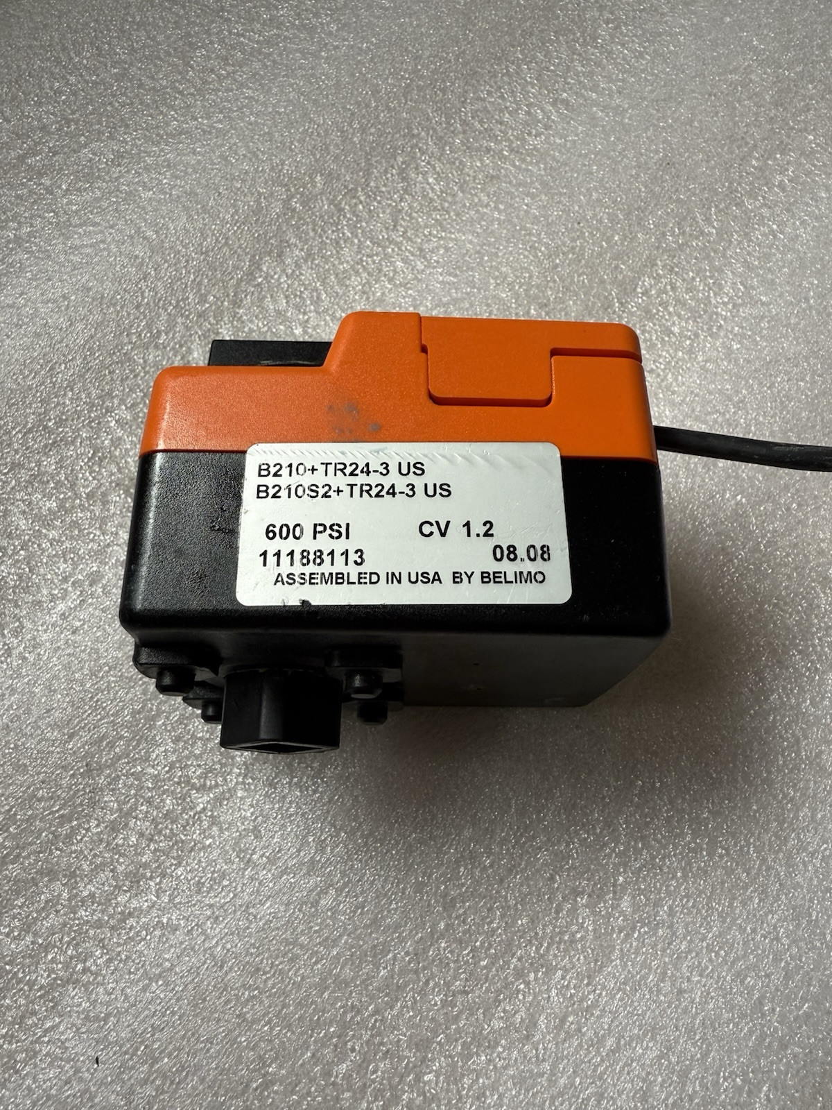 BELIMO B210+TR24-3 US CHARACTERIZED CONTROL VALVE CCV 1/2" 2-WAY VALVE ACTUATOR