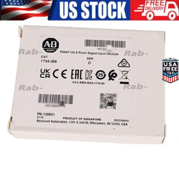 New Factory Sealed AB 1734-IB8 Allen-Bradley 8 Point Digital Input Module USA