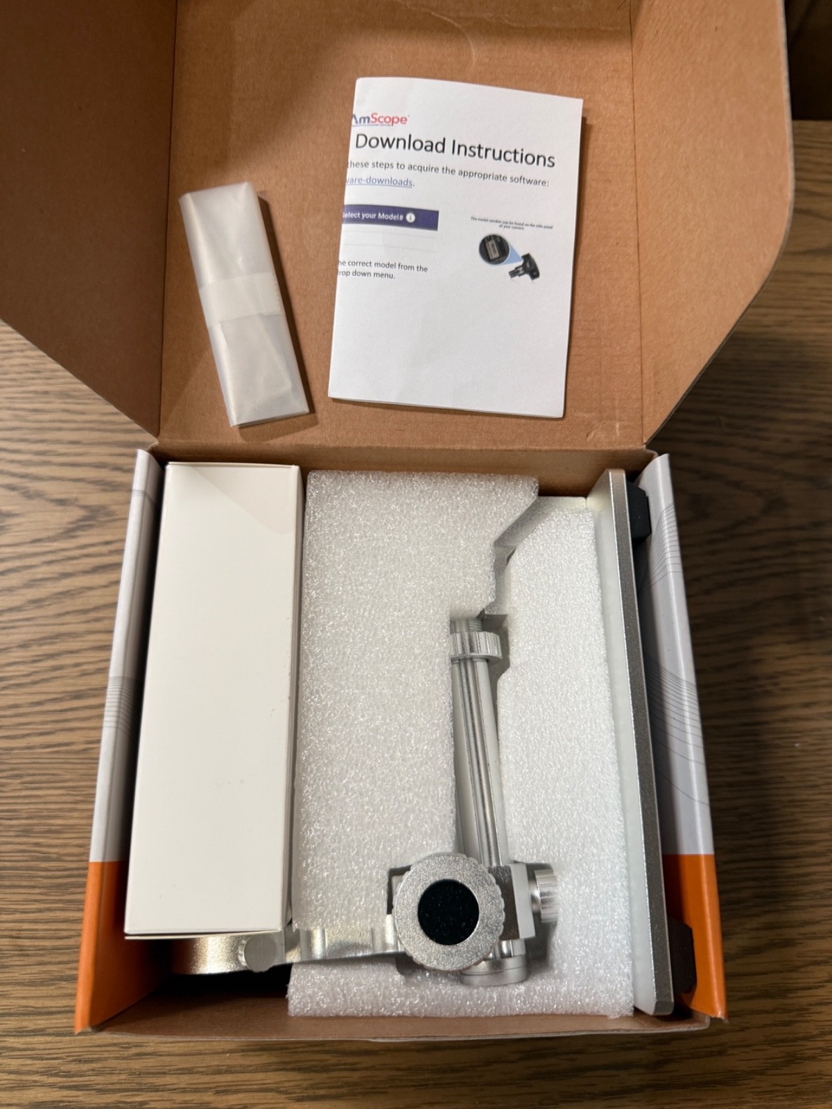 AmScope 10X-200X 2MP 8-LED Zoom USB Digital Microscope for Windows & Mac