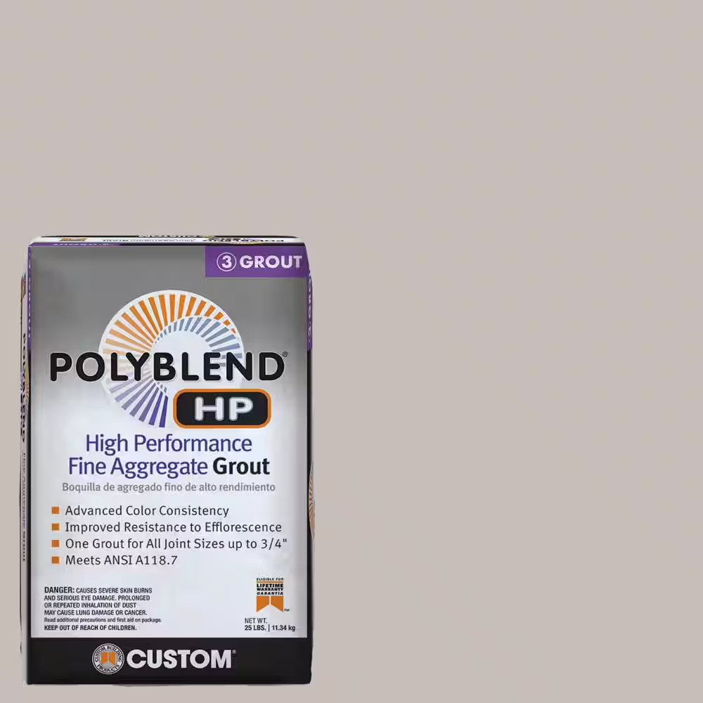 Polyblend HP #643 Warm Gray 25 Lbs. High Performance Fine Aggregate Grout