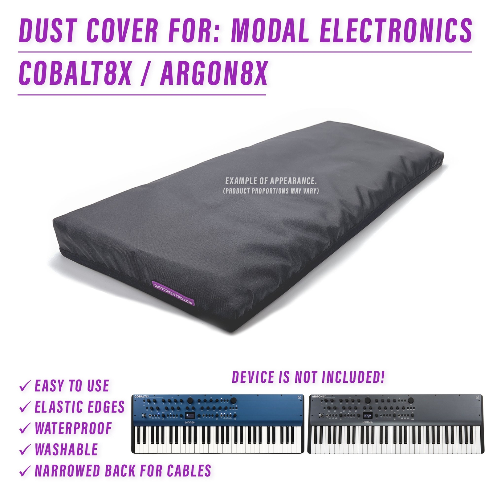 DUST COVER for Modal Electronics Cobalt8X / Argon8X / Carbon8X