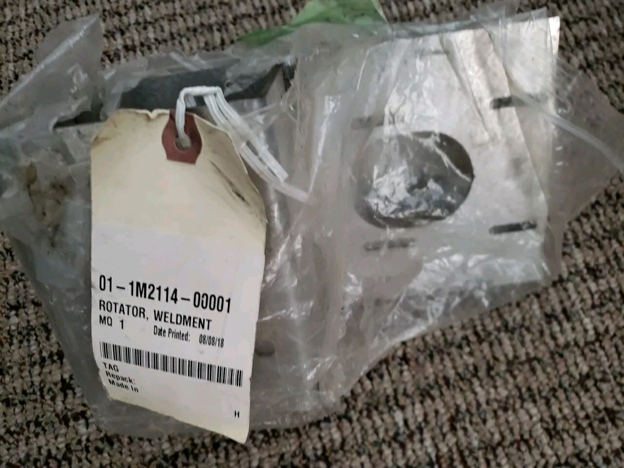 Baxter 01-1m2114-00001 Replacement Part Rotator Weldment Lifter New