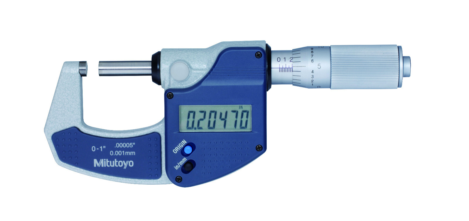 Mitutoyo 293-832-30  - 0" - 1"/25.4mm Digimatic Mic. MDC LIGHT  .00005 FR