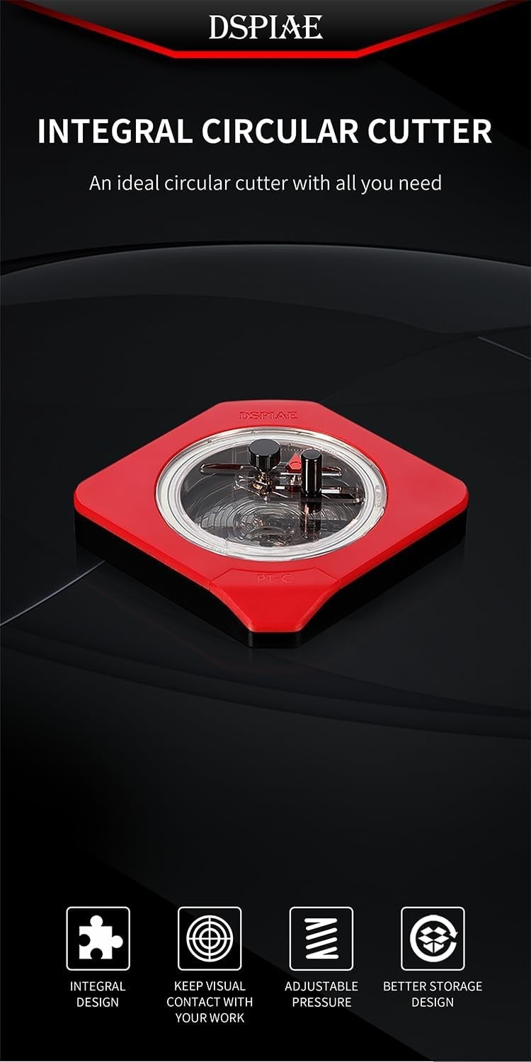 DsPiae PT-C Integral Stepless Circular Cutter Tool