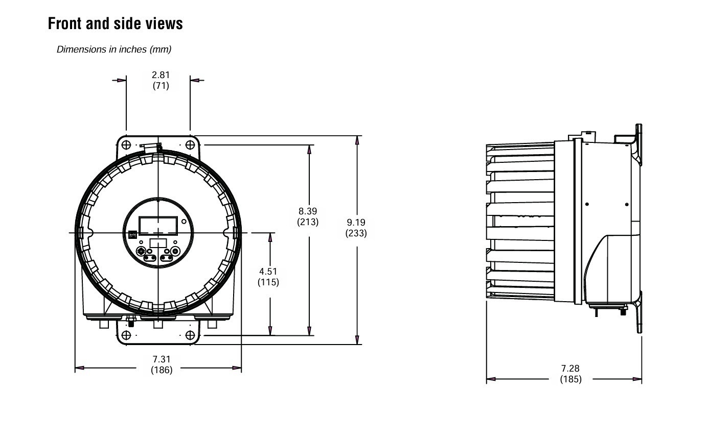 Micro Motion CMF100M328NU Mass Flow Sensor with RFT9739E4SUJ Remote Flow XMTR