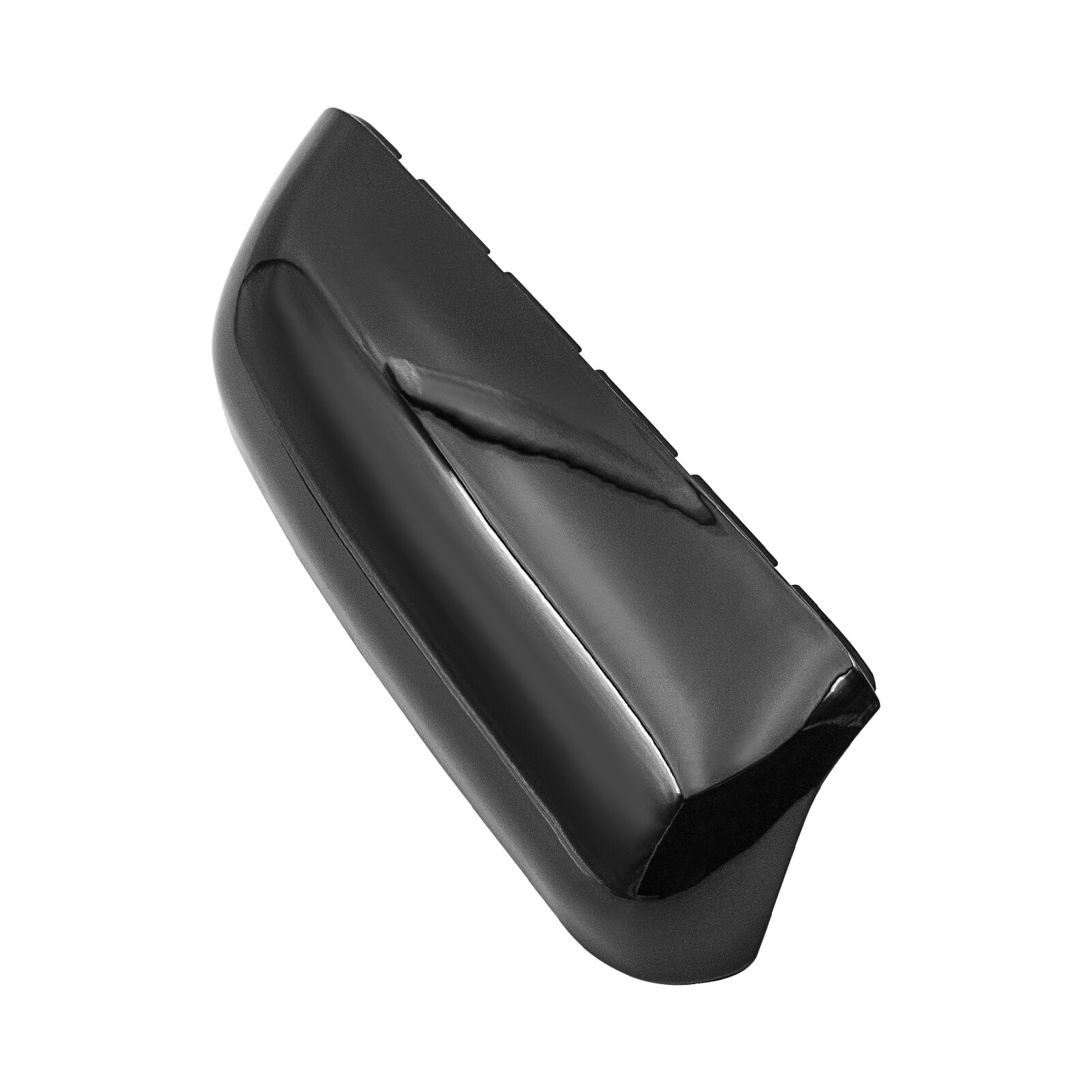 Gloss Black Tow Side Mirror Cover Cap For GMC Sierra 2500HD 3500HD 2020-2024