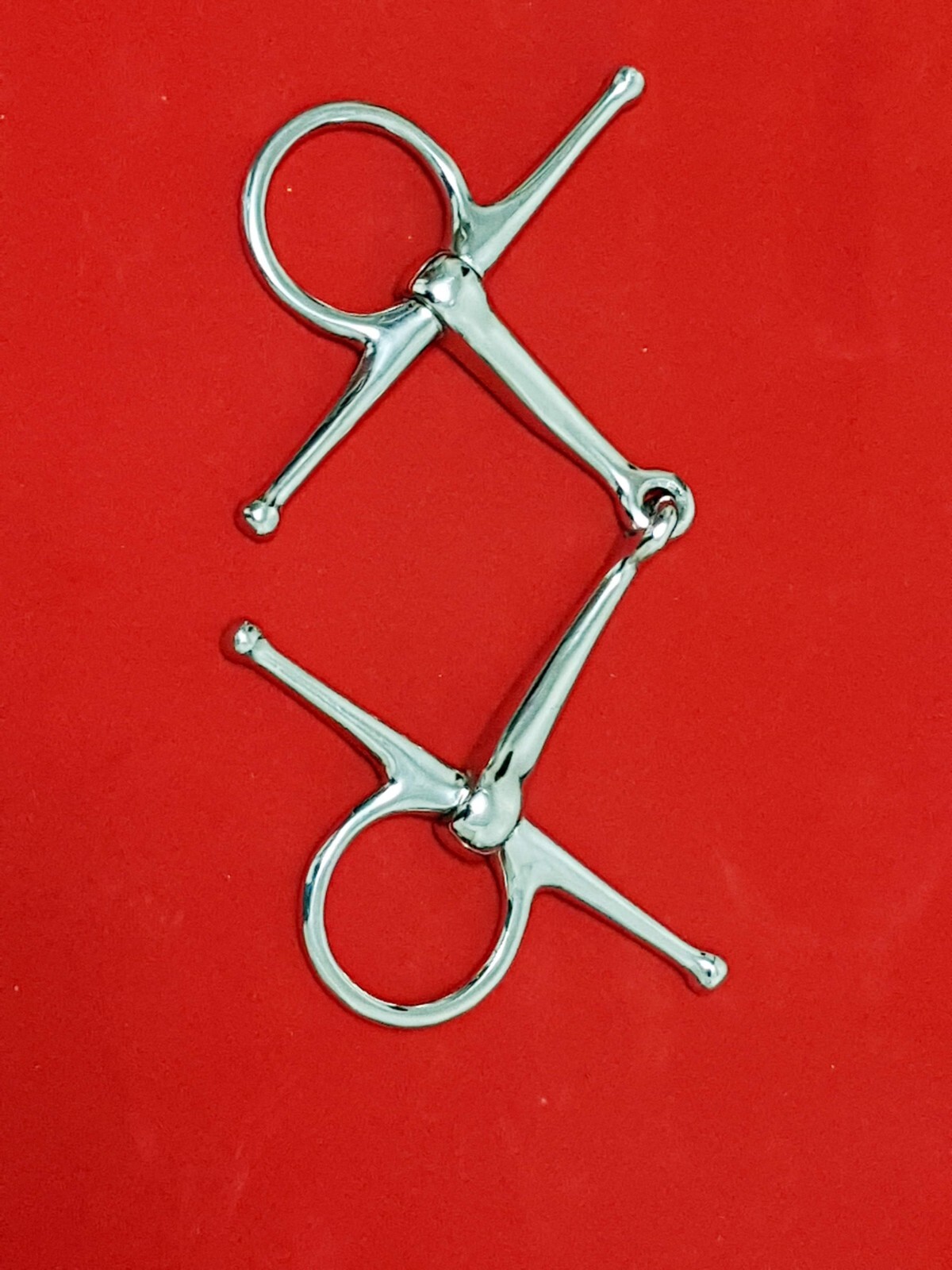 Full Cheek Joint Link Horse Bit Snaffle Mouth Bit 5"