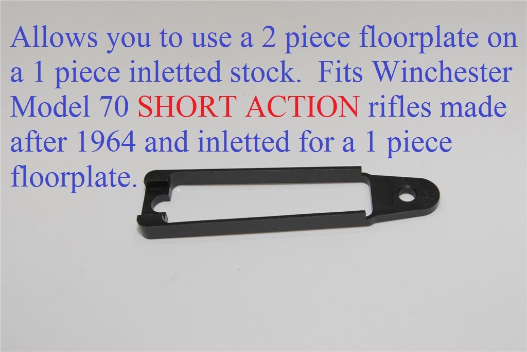 Floorplate Conversion fits Winchester Model 70 Rifle SHORT ACTION Calibers