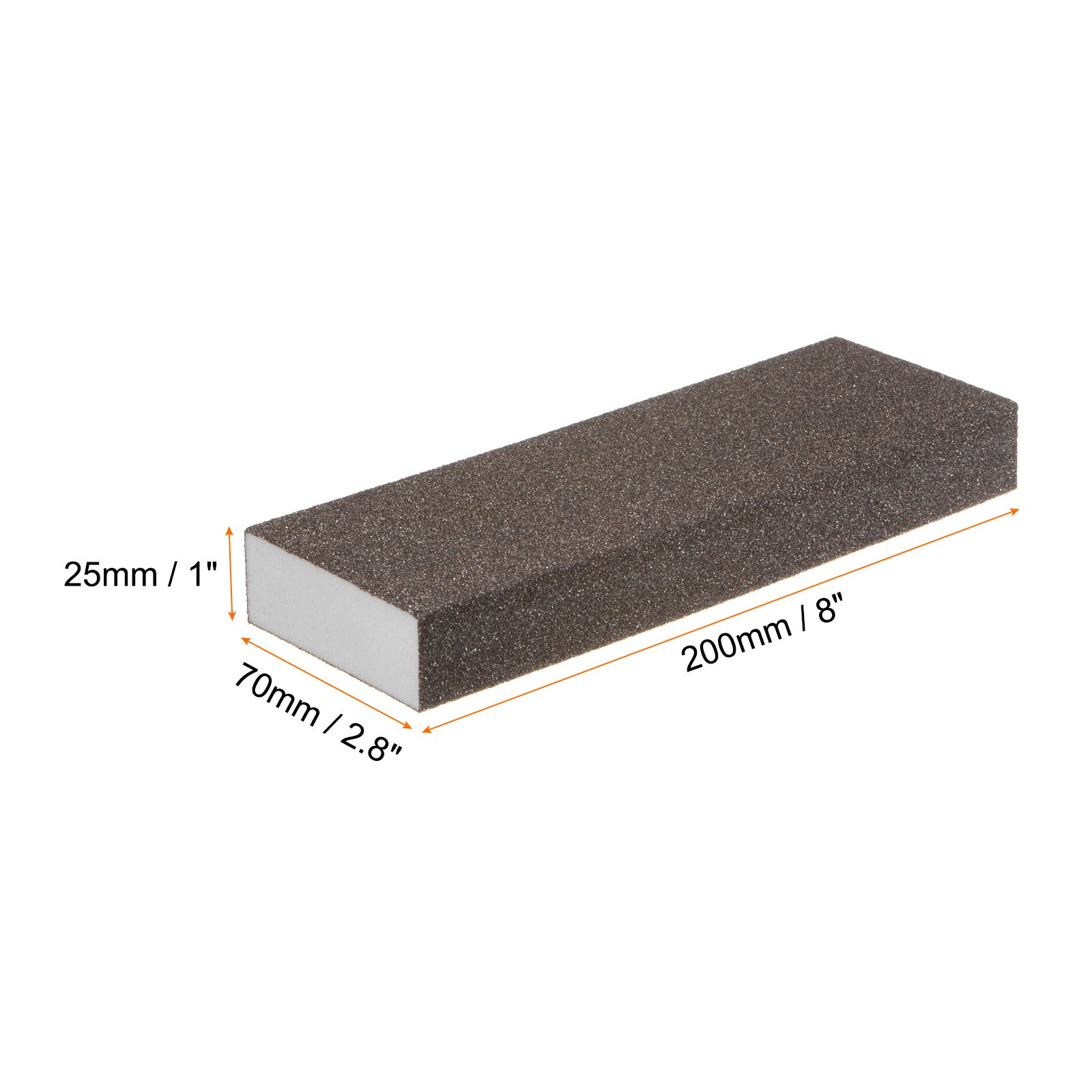 6pcs Sanding Sponge Blocks 120-180 Grit Foam Sanding Block, 200x70x25mm