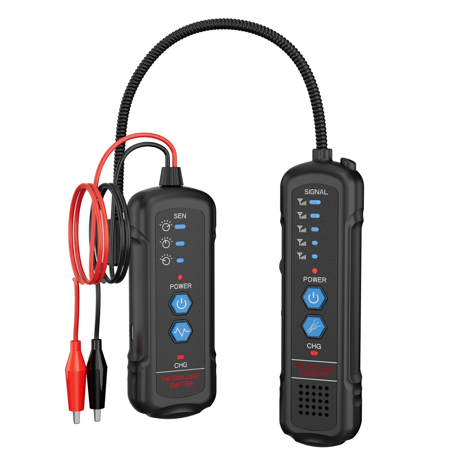 Underground Cable Locator 2M Detection Depth Wire Break Detector with Earphone