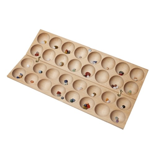 BAO - HUS - Two Mancala Games On One Game Board