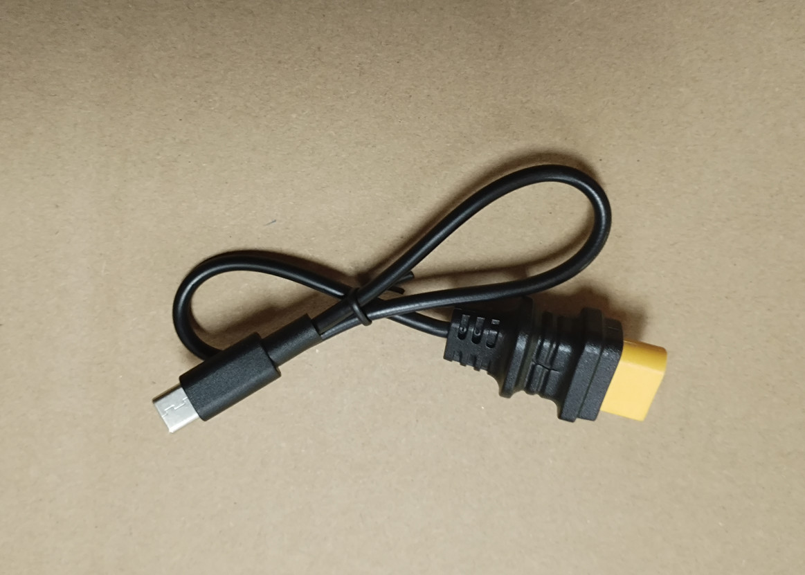 Type C To XT60 Charging Cable Charging USB C To XT60 Charger 1FT Cord