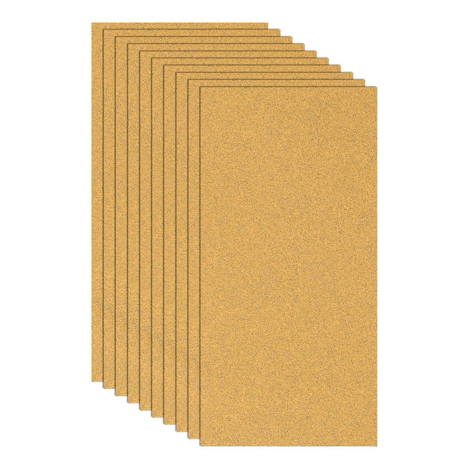 10 Pack 3.6" x 7.3" Sandpaper, 120 Grit Sand Papers for Wood Furniture Floor