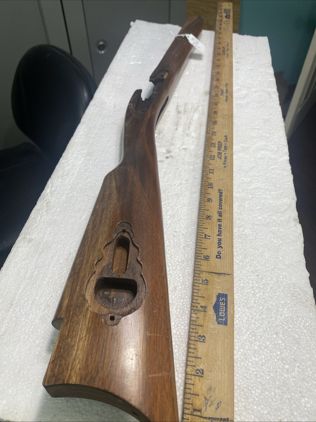 CVA Hawken Maple Muzzleloader Stock 1-0” Barrel Channel.