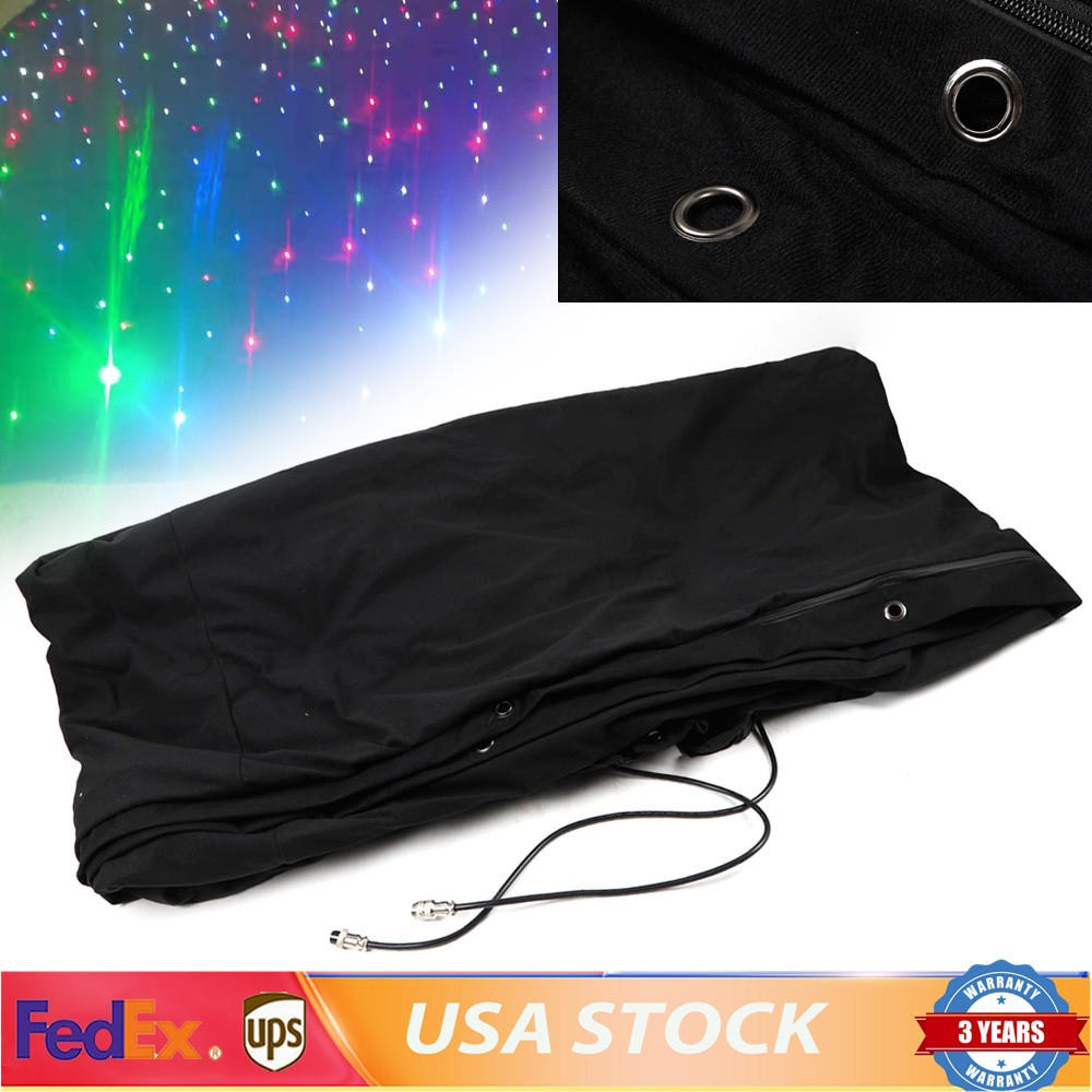 10x6.5ft Stage Star Light Led Backdrop Wedding Party Curtain Retardant Dj Pub