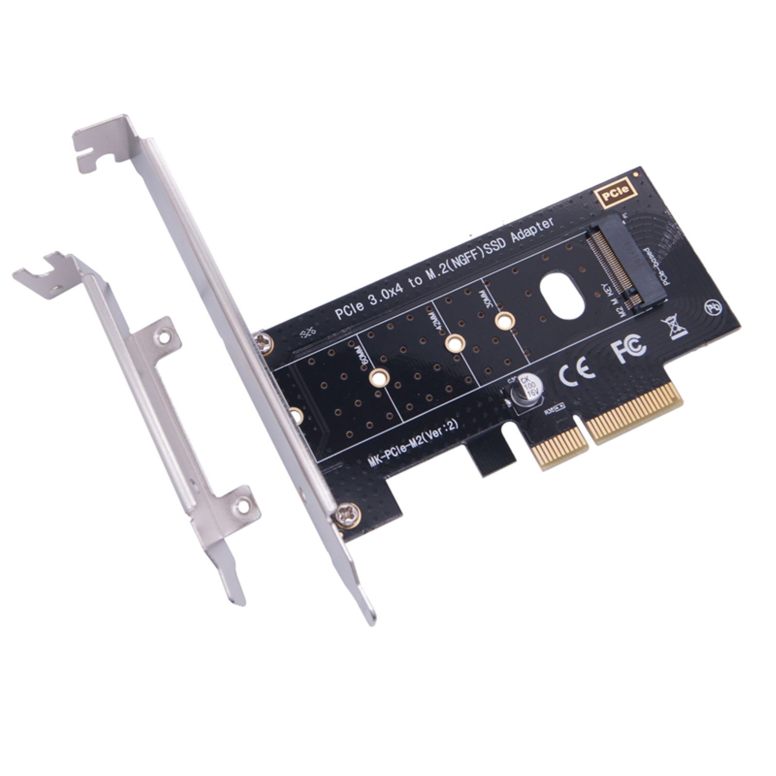 New M.2 NVME SSD To PCIe 3.0 X4 Adapter Card Desktop Expansion Conversion Card