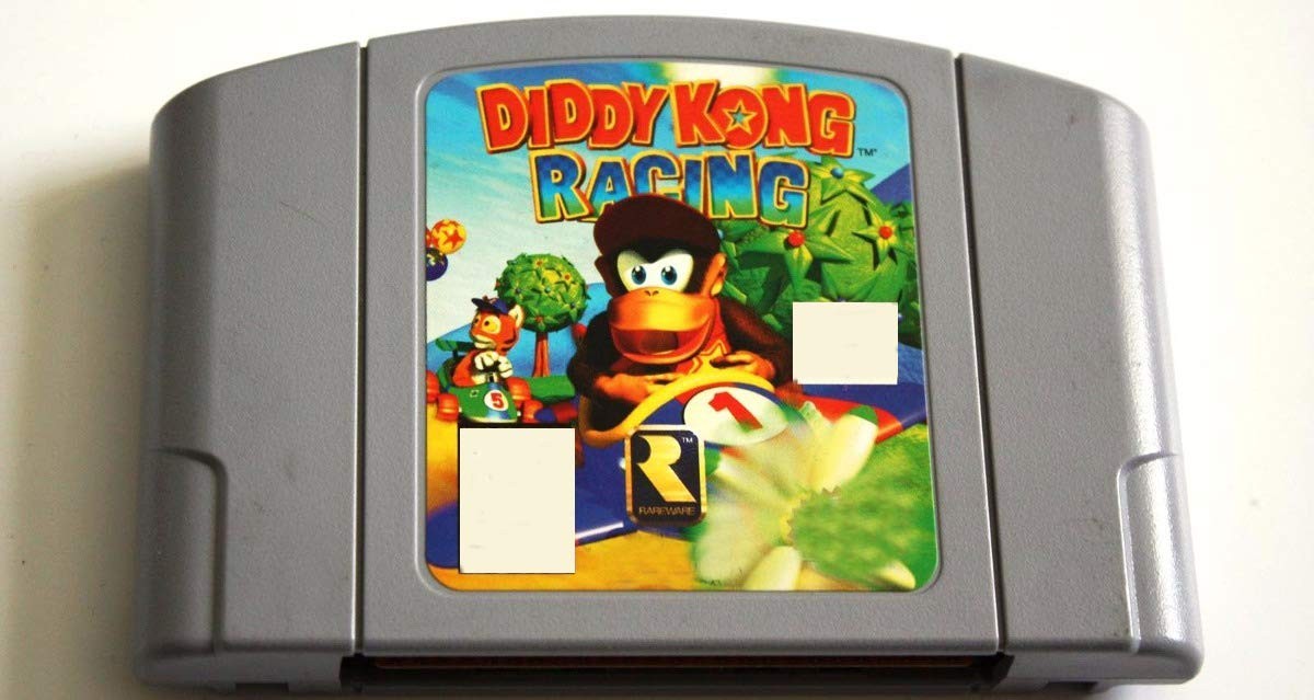 Games Diddy Kong Racing - Version Gray Game Card