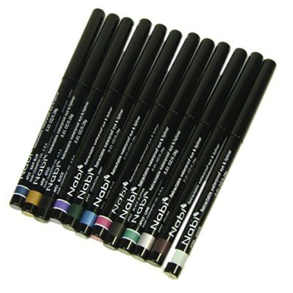 12pcs Nabi Retractable Waterproof  Eyeliner