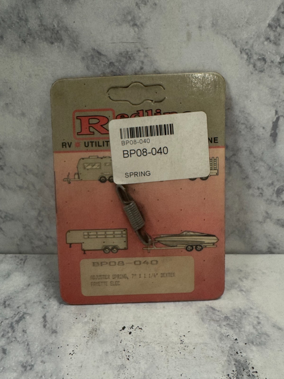 BP08-040 Adjuster Spring, 7"x1-1/4" Dexter