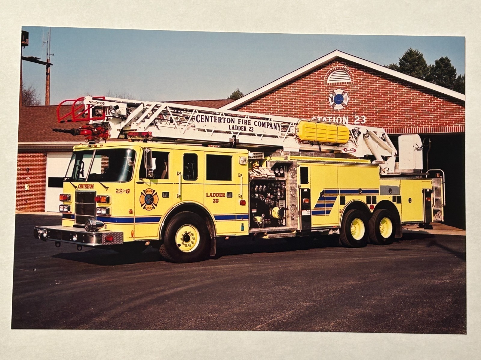 Centerton NJ 2000 Pierce Dash 105' Aerial Fire Apparatus Photo A59