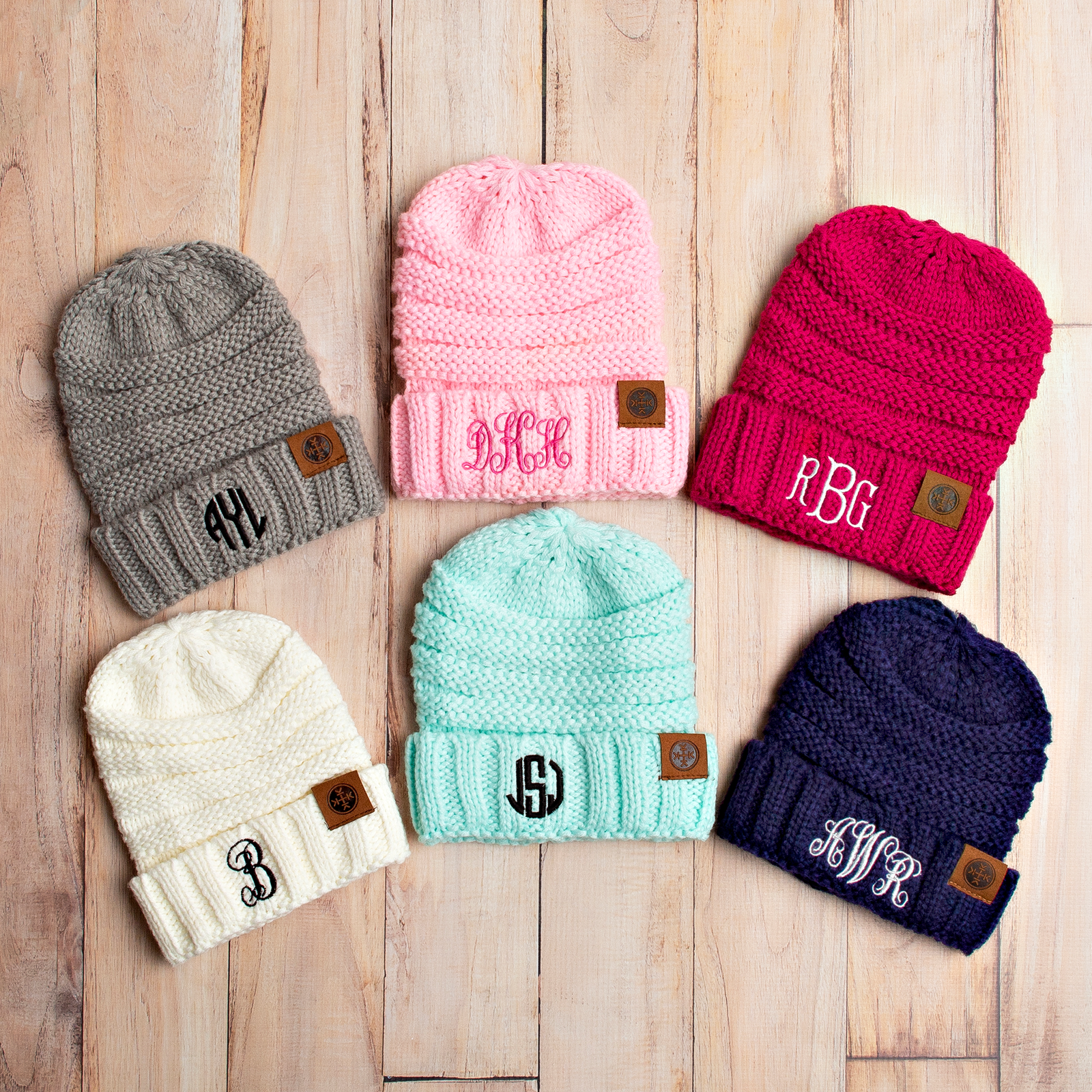 "Making It Personal" Personalized Monogramed Kid Beanies!