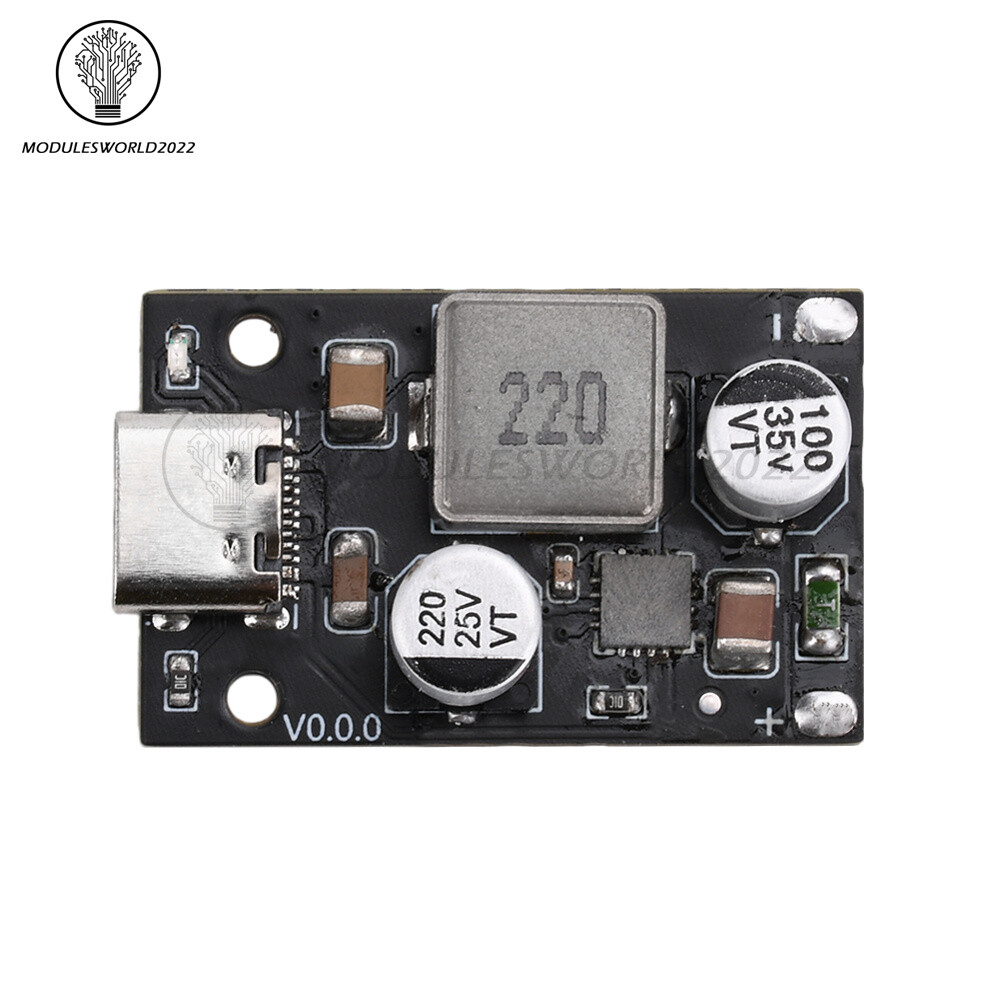 1-10*DC8~30V PD65W Fast Charging Module Step-Down Support PD3.1 QC3.0 SCP Type-C