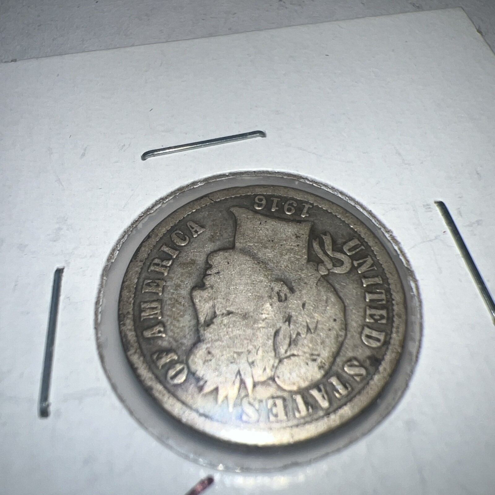 1916 Barber Dime (P) No Mint Mark