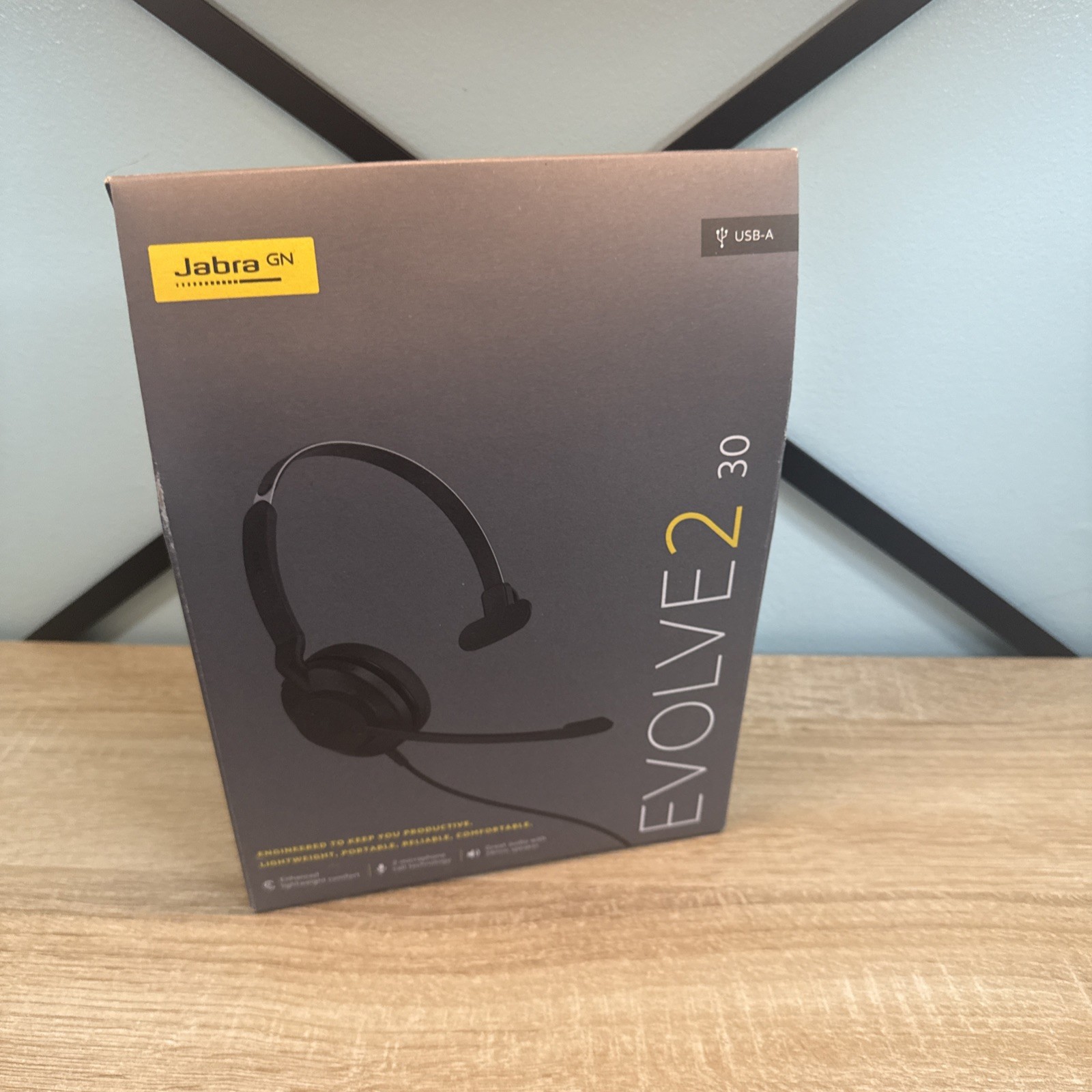 JABRA 23189-899-979 Jabra Evolve 2 30 MS Mono USB-A Corded Headset Open Box