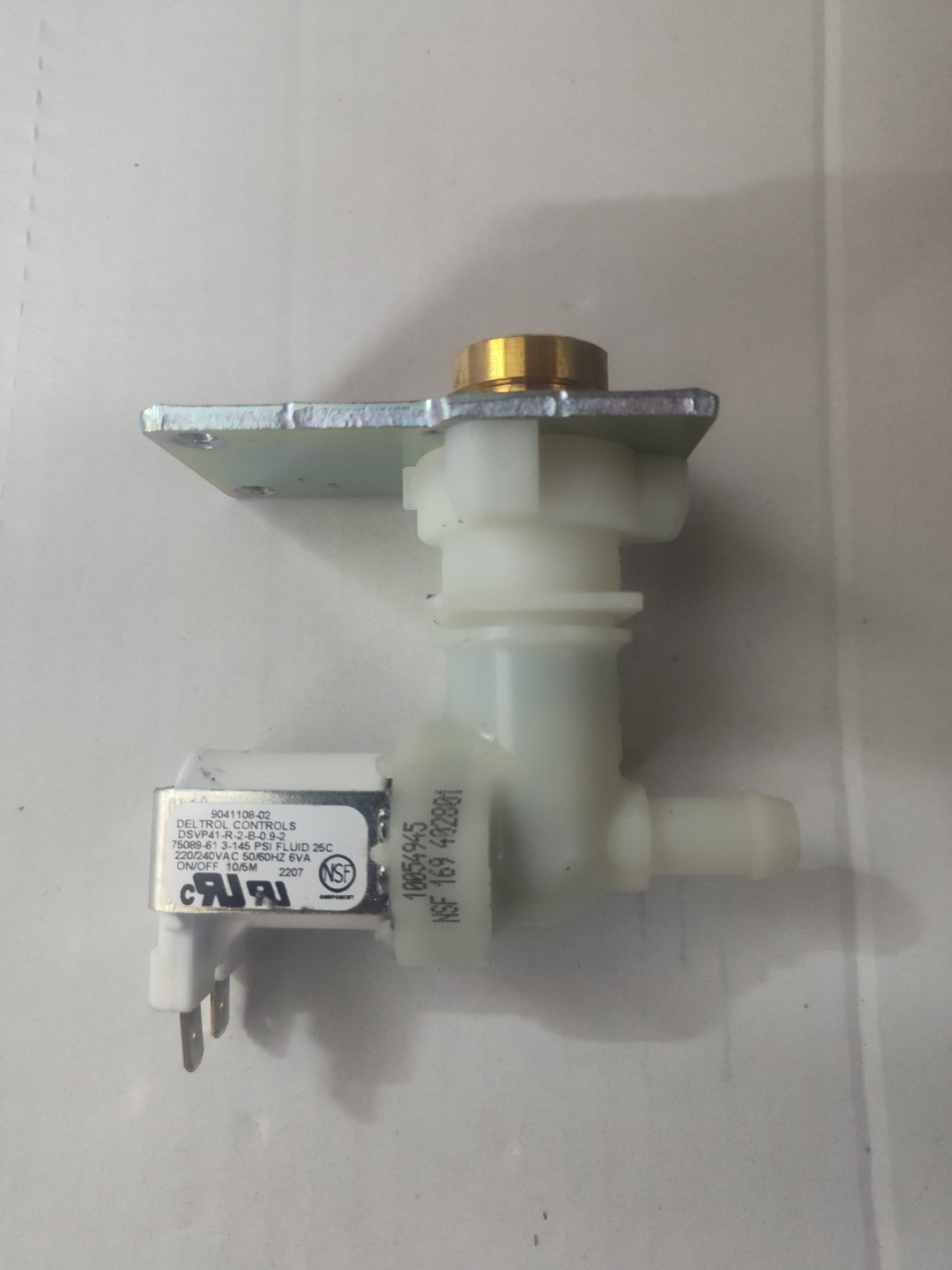 Ice O Matic Solenoid Valve Water Inlet 240V 9041108-02 Genuine OEM Part Deltrol