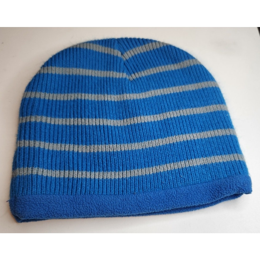 Thomas The Train Blue Striped Beanie Cap Winter Warm Cozy