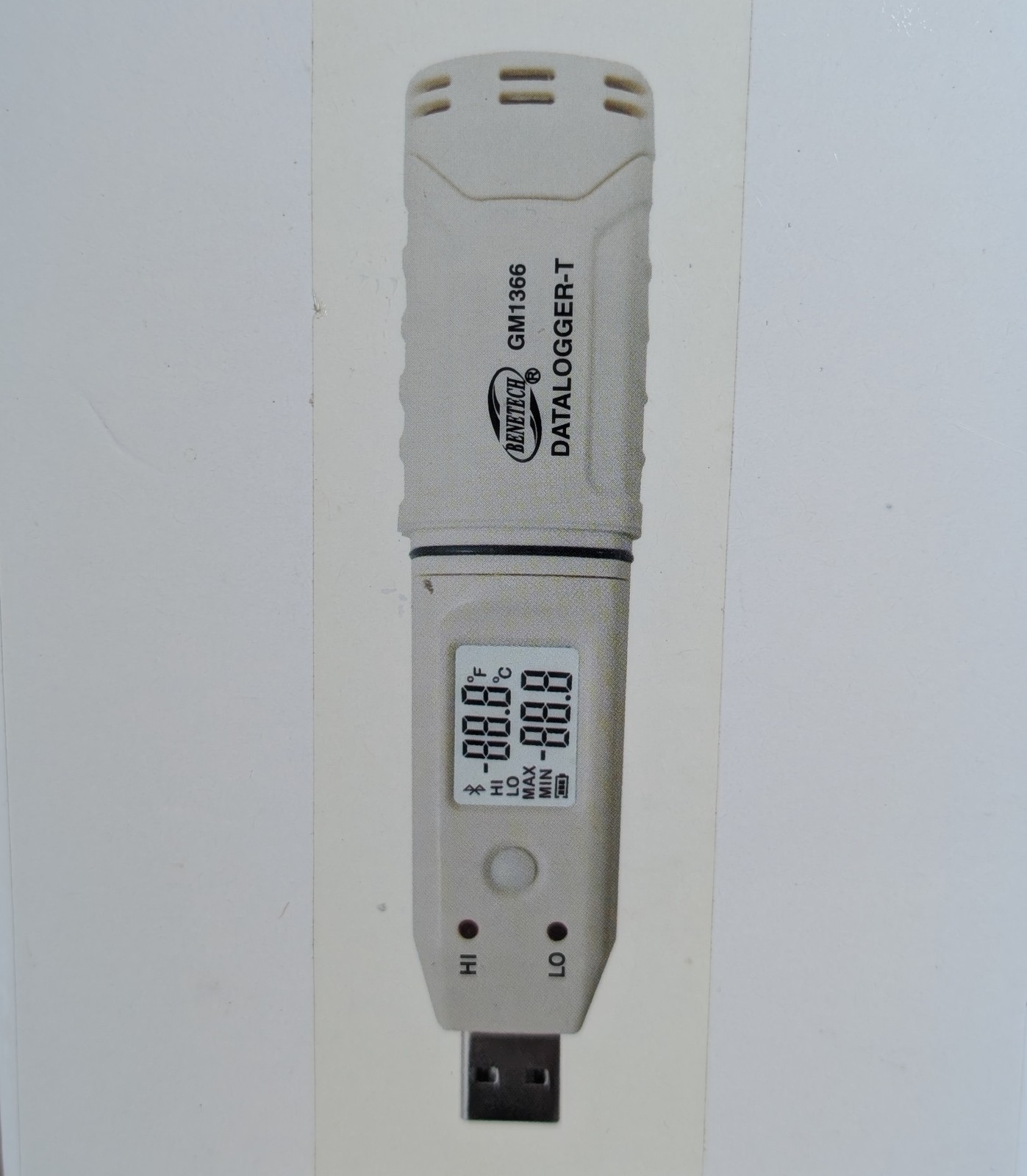 1366 Temperature Humidity Recorder Cold Storage Thermometer For Laboratory.