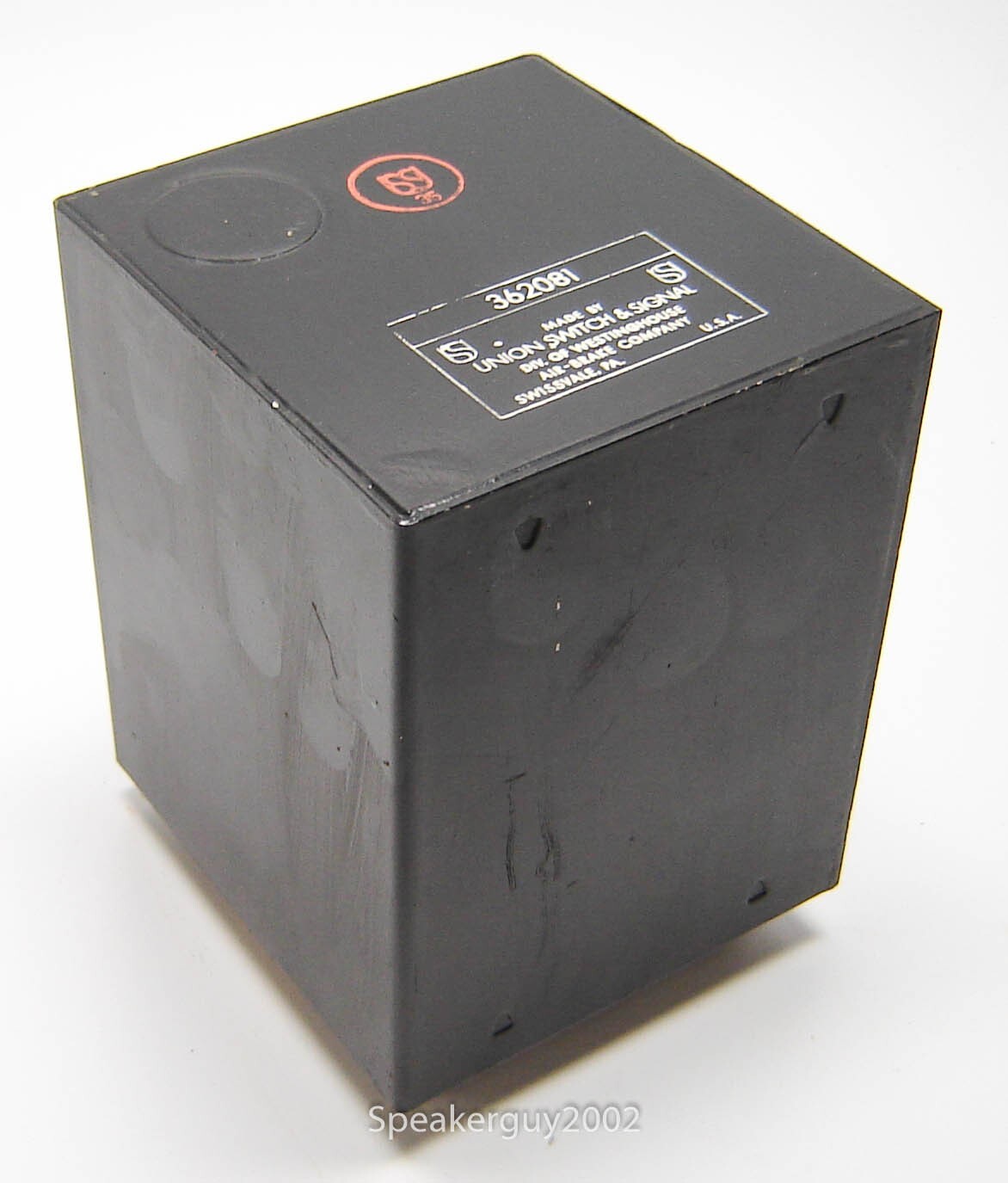 Vintage Union Switch - Westinghouse Power Supply Choke / 362081 /  115 Ohm -- KT