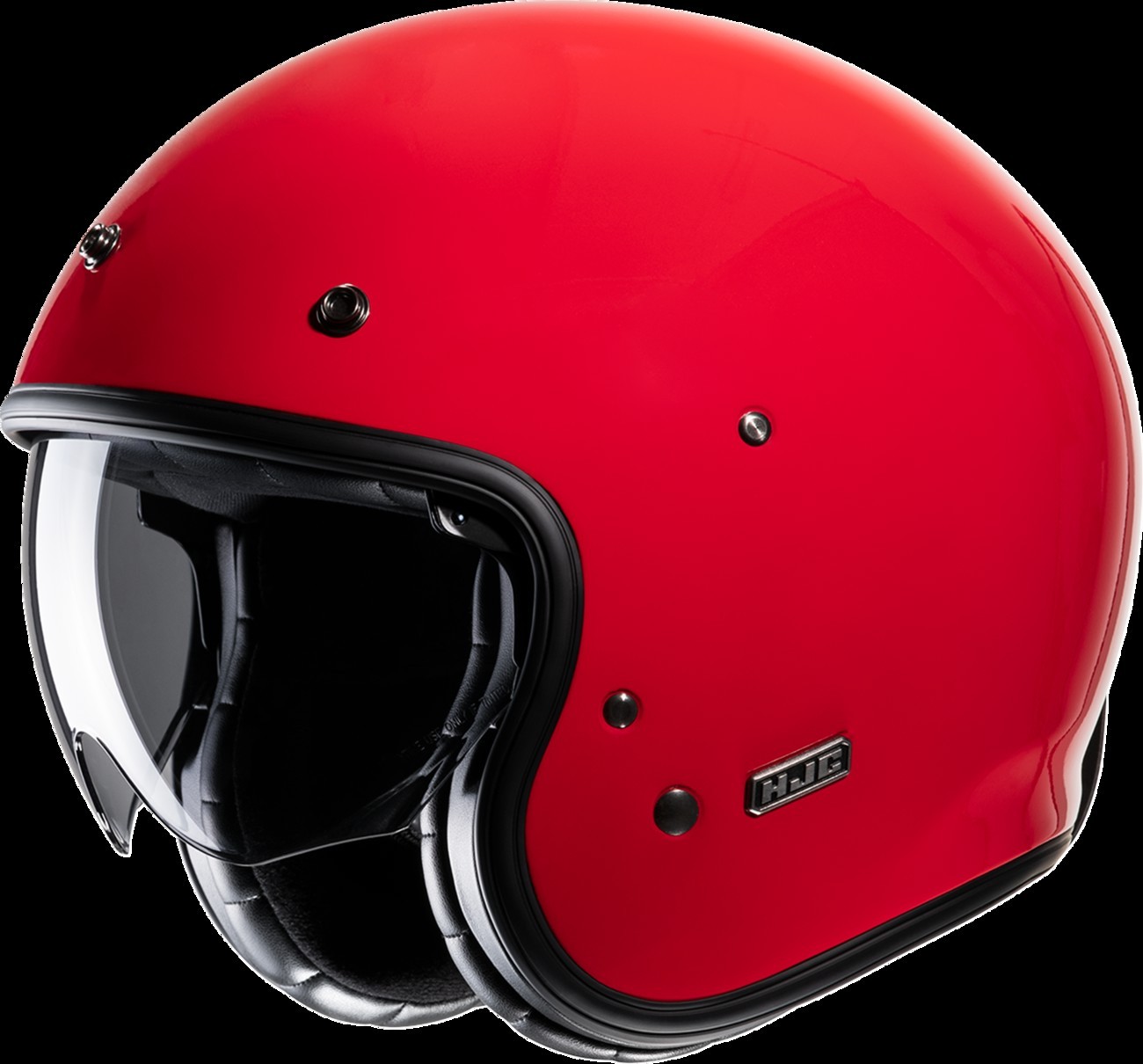 HJC JA20NUS7DERV V31 Solid Open Face Motorcycle Helmet Deep Red X-Large