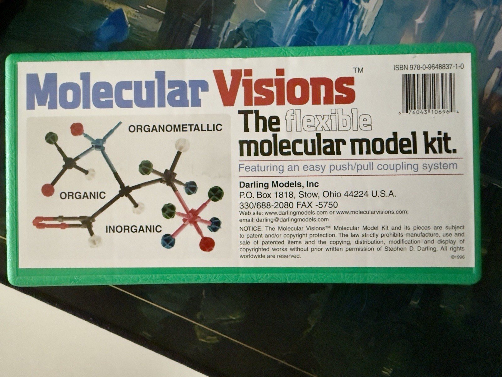 Molecular Visions The Flexible Molecular Model Kit By Darling Models, Inc.