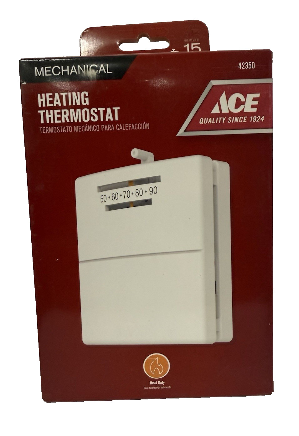 ACE Lever Mechanical Manual Thermostat 42350 Heat Only 24V NEW