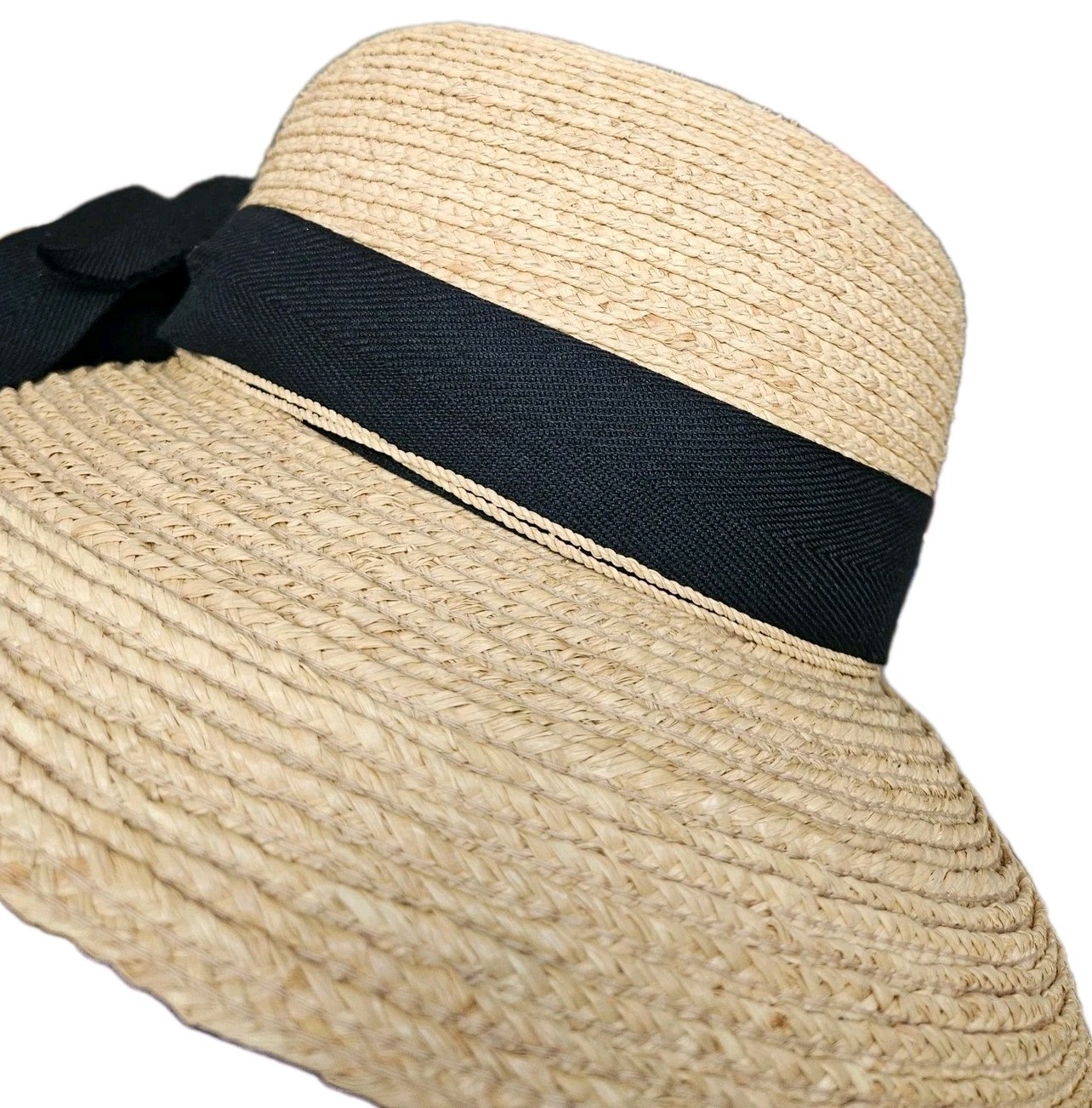 Helen Kaminski Raffia Straw Hat Made In Australia 22 inch & 1/2