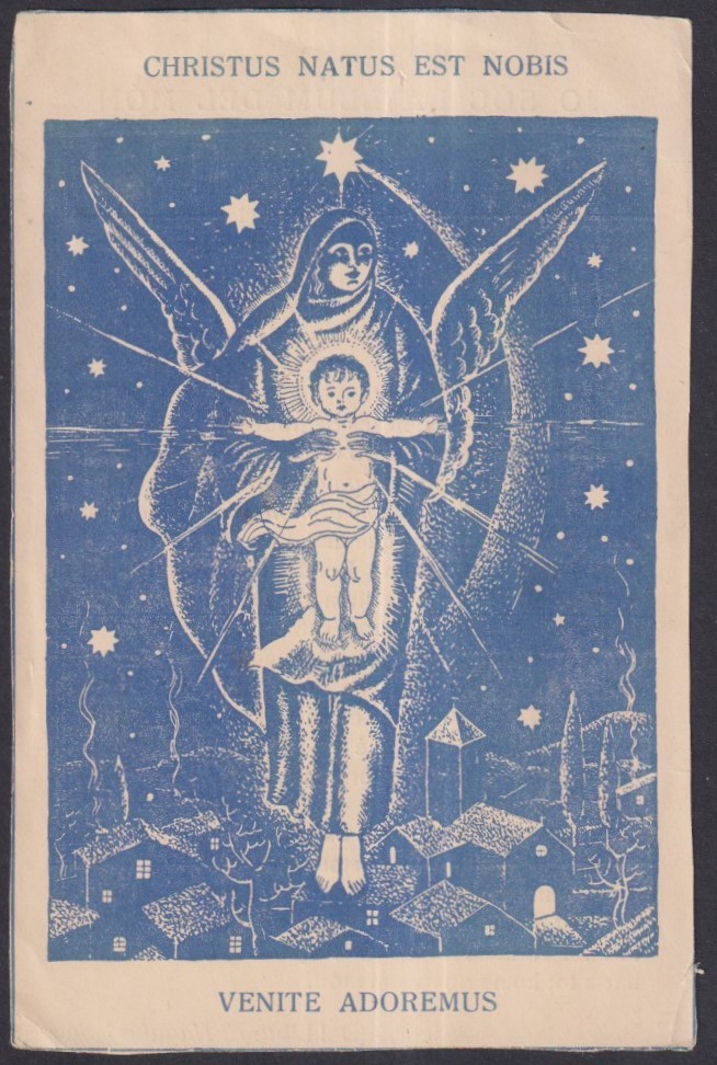 Holy card antique del Niño Jesus santino image pieuses estampa