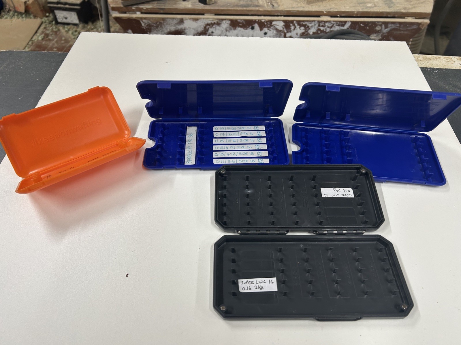 4 x preston hook length box