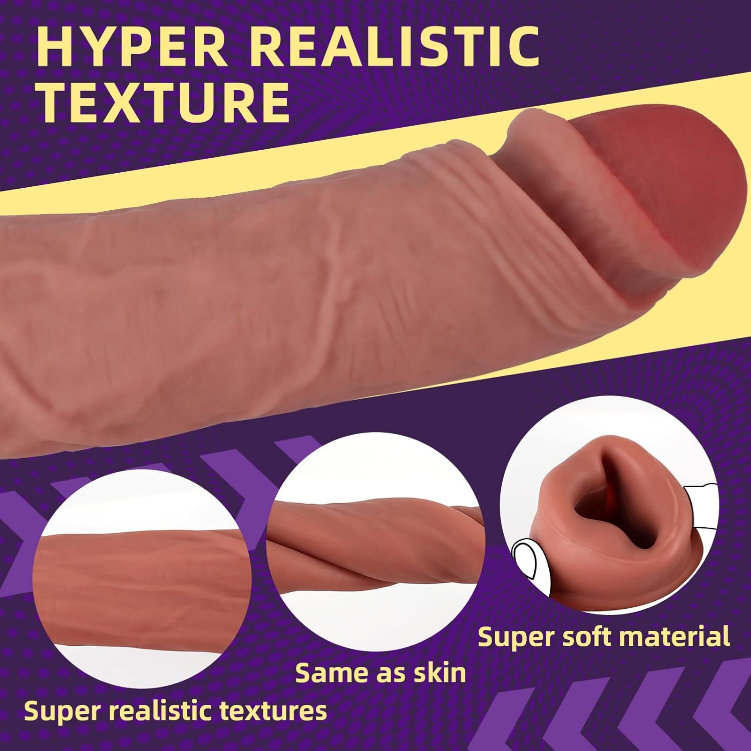 Male Cock Girth Enlarger Enhancer Penis Extension Extender Sheath Sleeve USA