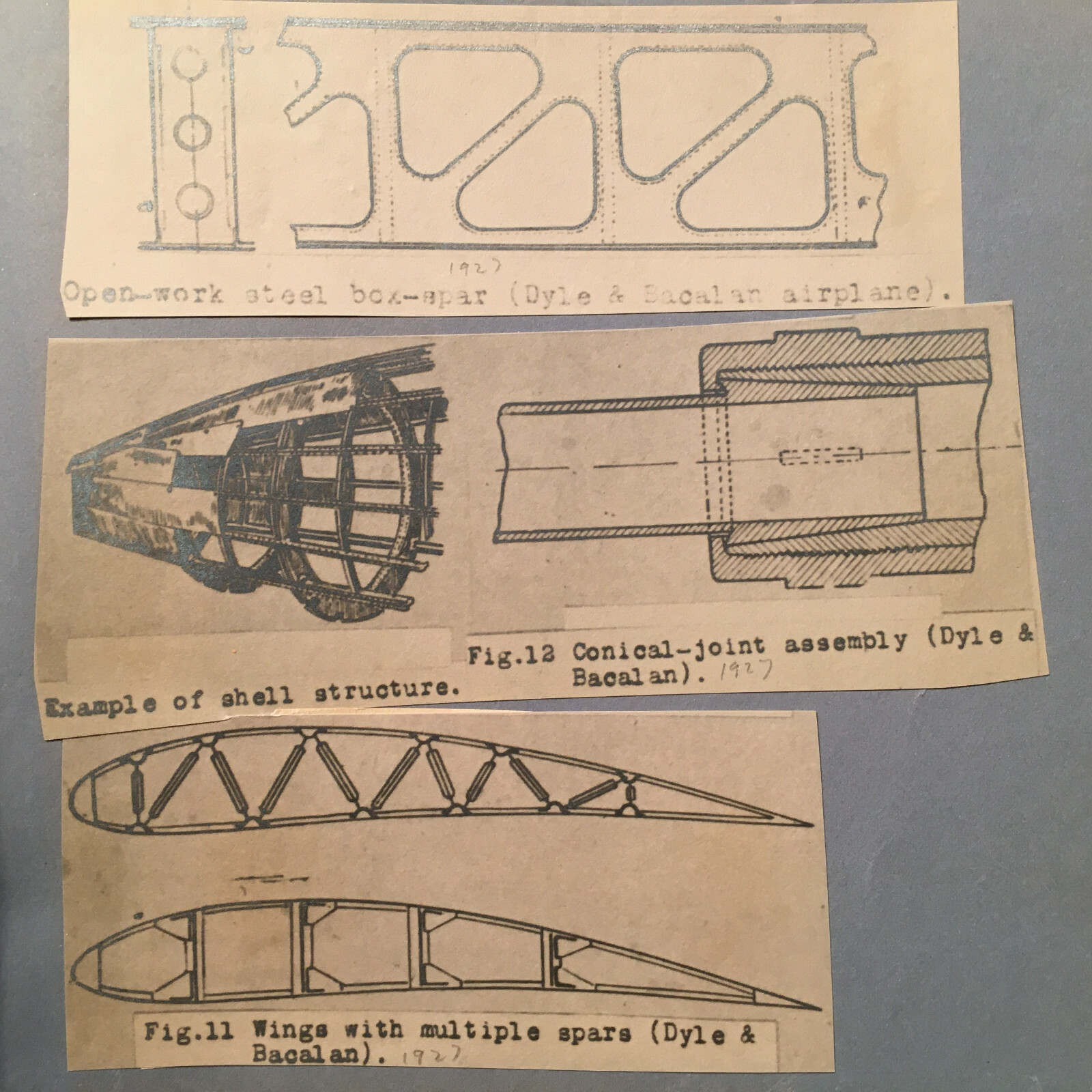 Original 1927 Dyle et Bacalan DB-10 Night Bomber Circular booklet