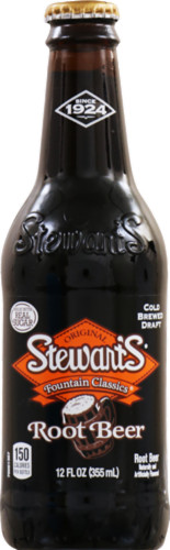 Stewart's Root Beer 12 Pack Glass Bottles
